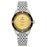 Rado Captain Cook Automatic Gold Dial 39mm on Bracelet with 1 complimentary rubber strap