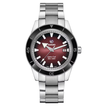 Load image into Gallery viewer, Rado Captain Cook Automatic Red on Steel Sport Bracelet -42mm