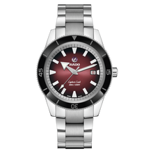 Load image into Gallery viewer, Rado Captain Cook Automatic Red on Steel Sport Bracelet -42mm