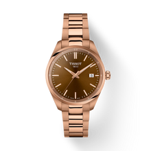 Load image into Gallery viewer, Tissot PRC 100 Solar Quartz 34mm Brown Dial RG PVD