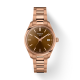 Tissot PRC 100 Solar Quartz 34mm Brown Dial RG PVD