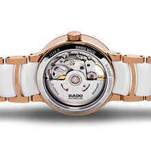 Load image into Gallery viewer, Rado Centrix Automatic Open Heart White Ceramic with RG PVD