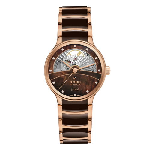 Rado Centrix Diamond Ceramic Open Heart RG PVD Automatic 35mm