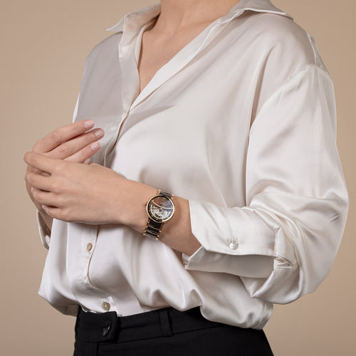 Rado Centrix Diamond Ceramic Open Heart RG PVD Automatic 35mm