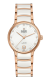 Rado Centrix Diamond White Ceramic RG PVD Automatic 35mm