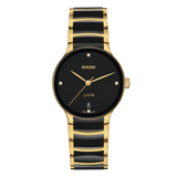 Rado Centrix 4 Diamonds Ceramic YG PVD Quartz 35mm