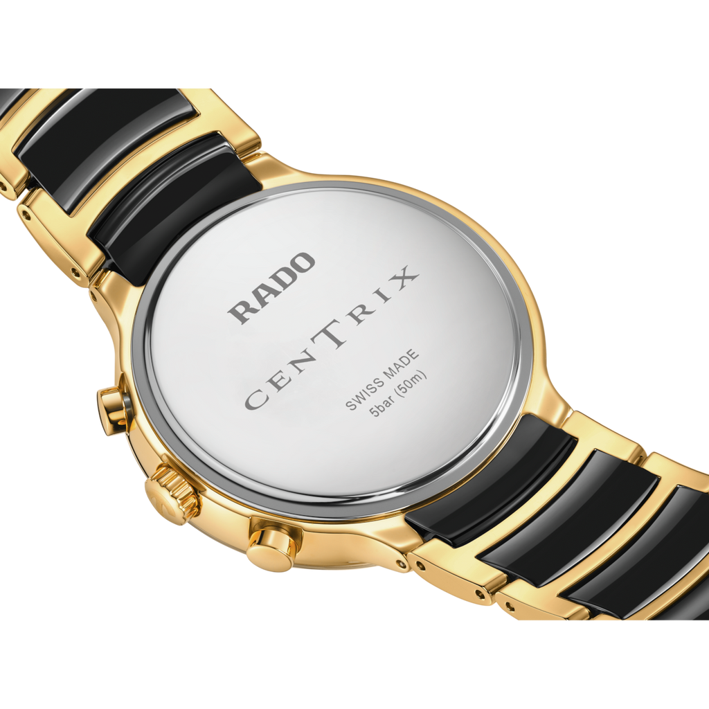 Rado Centrix Chronograph Gold PVD Quartz 41mm