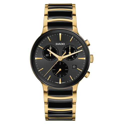 Rado Centrix Chronograph Gold PVD Quartz 41mm