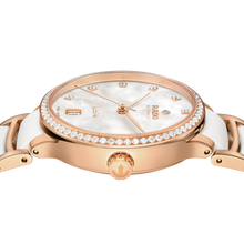 Load image into Gallery viewer, Rado Centrix Diamond Bezel White Ceramic RG PVD Automatic 35mm