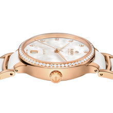 Load image into Gallery viewer, Rado Centrix Diamond Bezel White Ceramic RG PVD Automatic 35mm