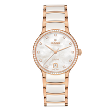 Load image into Gallery viewer, Rado Centrix Diamond Bezel White Ceramic RG PVD Automatic 35mm
