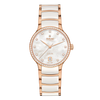 Rado Centrix Diamond Bezel White Ceramic RG PVD Automatic 35mm