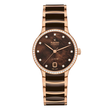 Load image into Gallery viewer, Rado Centrix Diamond Bezel Brown Ceramic RG PVD Automatic 35mm