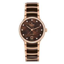 Load image into Gallery viewer, Rado Centrix Diamond Bezel Brown Ceramic RG PVD Automatic 35mm