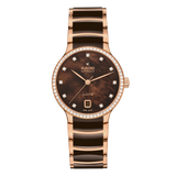 Rado Centrix Diamond Bezel Brown Ceramic RG PVD Automatic 35mm