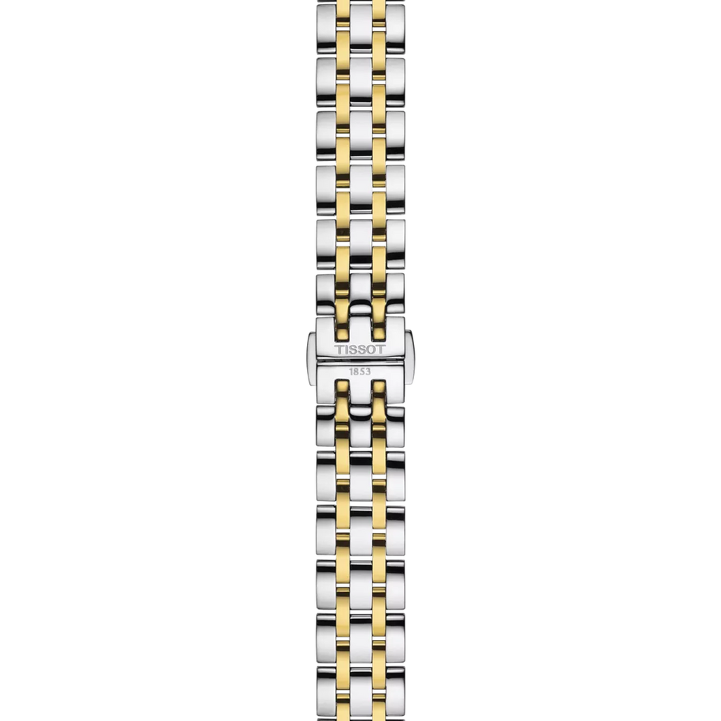 TISSOT CLASSIC DREAM 28MM 2 Tones YG PVD QUARTZ IVORY DIAL