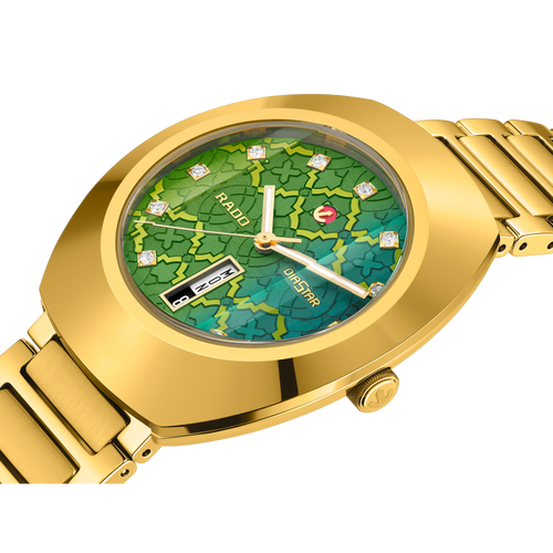 Rado DiaStar Original Automatic Green Dial YG PVD 38mm