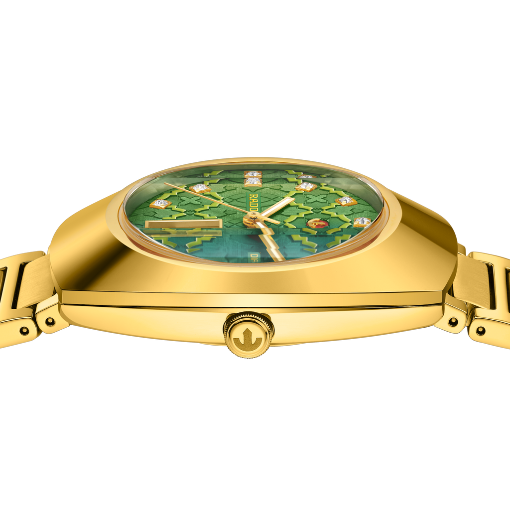 Rado DiaStar Original Automatic Green Dial YG PVD 38mm