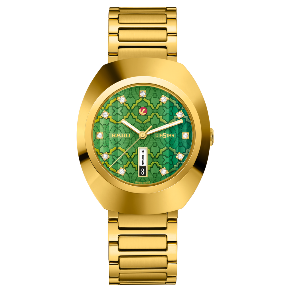 Rado DiaStar Original Automatic Green Dial YG PVD 38mm