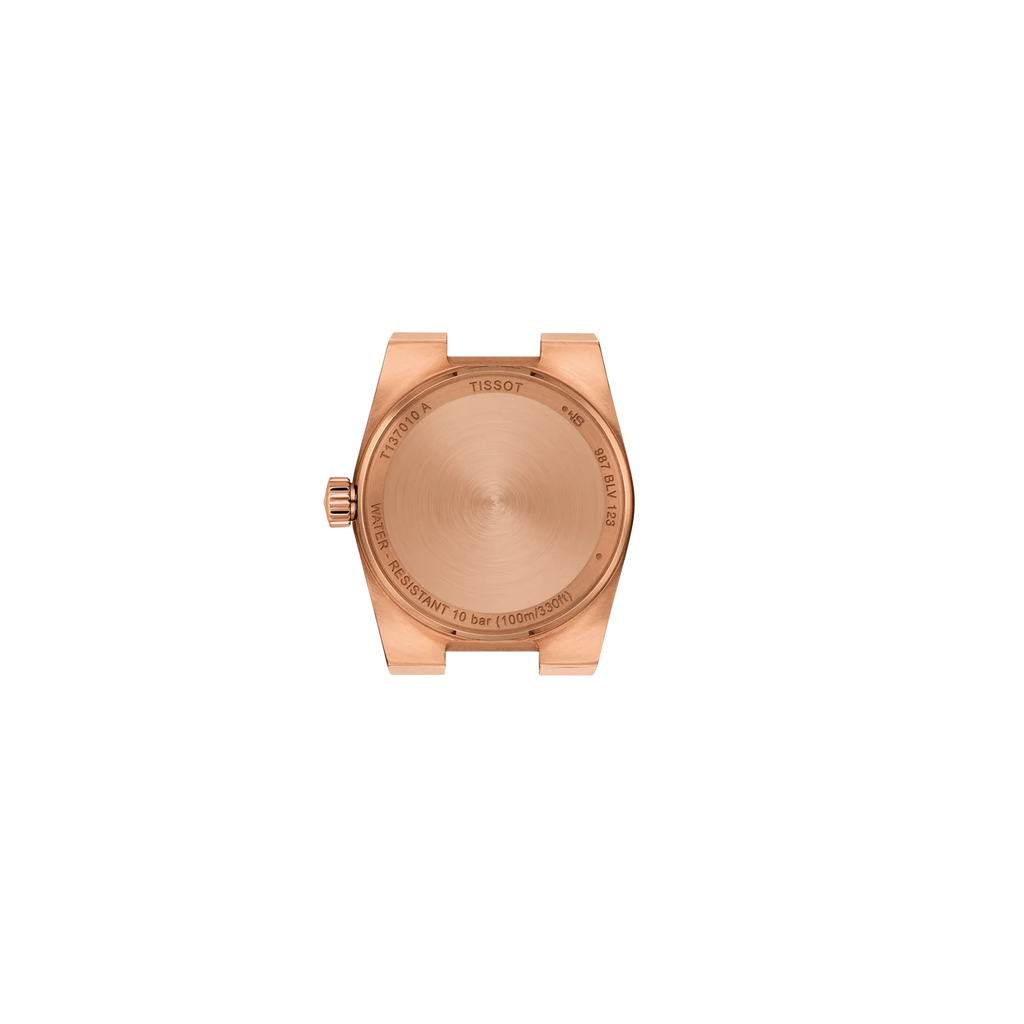 TISSOT PRX QUARTZ ROSE GOLD PVD 25MM WITH DIAMOND