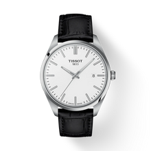 Load image into Gallery viewer, TISSOT PR 100 40MM WHITE DIAL ON LEATHER