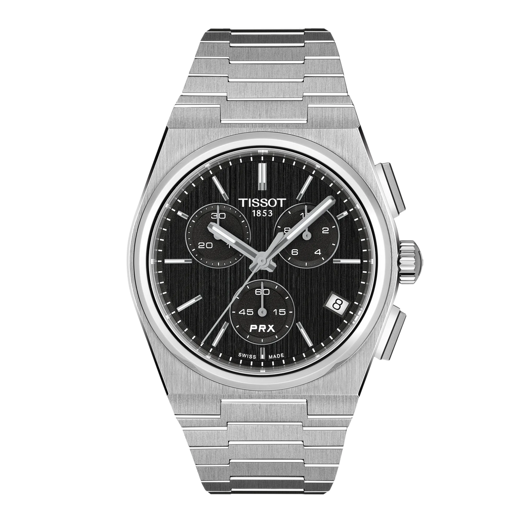 TISSOT PRX CHRONOGRAPH QUARTZ BLACK 41mm