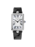 CLASSICS ART DECO CARREE SILVER DIAL FULL DIAMOND BEZEL