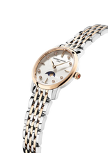 Load image into Gallery viewer, FREDERIQUE CONSTANT SLIMLINE LADIES MOONPHASE QUARTZ ON 2 TONES RG BRACELET