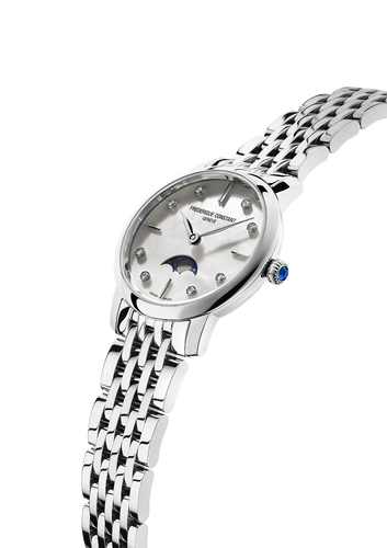 FREDERIQUE CONSTANT SLIMLINE LADIES MOONPHASE QUARTZ ON BRACELET