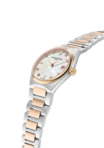 FREDERIQUE CONSTANT HIGHLIFE LADIES QUARTZ MOP 2 TONES RG