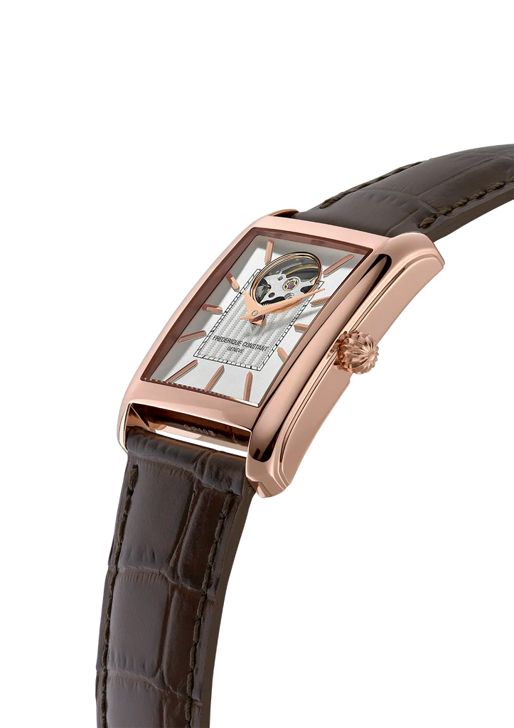 FREDERIQUE CONSTANT CLASSICS CARREE RECTANGULAR RG HEART BEAT AUTOMATIC