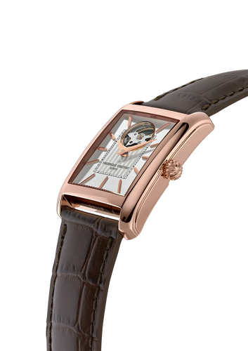 FREDERIQUE CONSTANT CLASSICS CARREE RECTANGULAR RG HEART BEAT AUTOMATIC