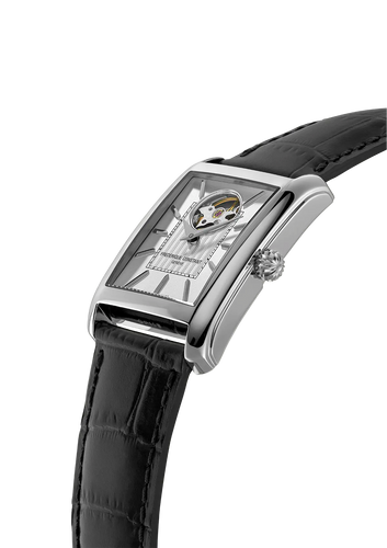 FREDERIQUE CONSTANT CLASSICS CARREE RECTANGULAR HEART BEAT WHITE AUTOMATIC