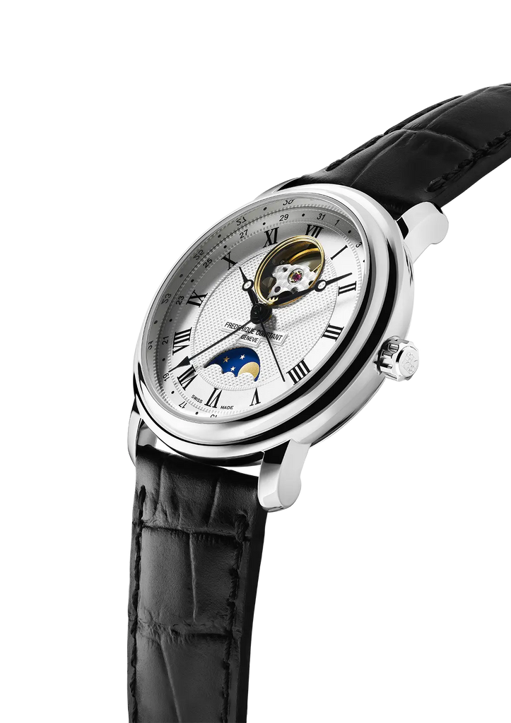 CLASSICS HEART BEAT MOONPHASE DATE SILVER DIAL