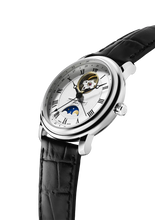 Load image into Gallery viewer, CLASSICS HEART BEAT MOONPHASE DATE SILVER DIAL