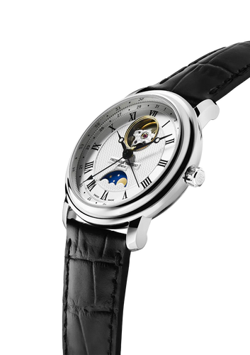 CLASSICS HEART BEAT MOONPHASE DATE SILVER DIAL