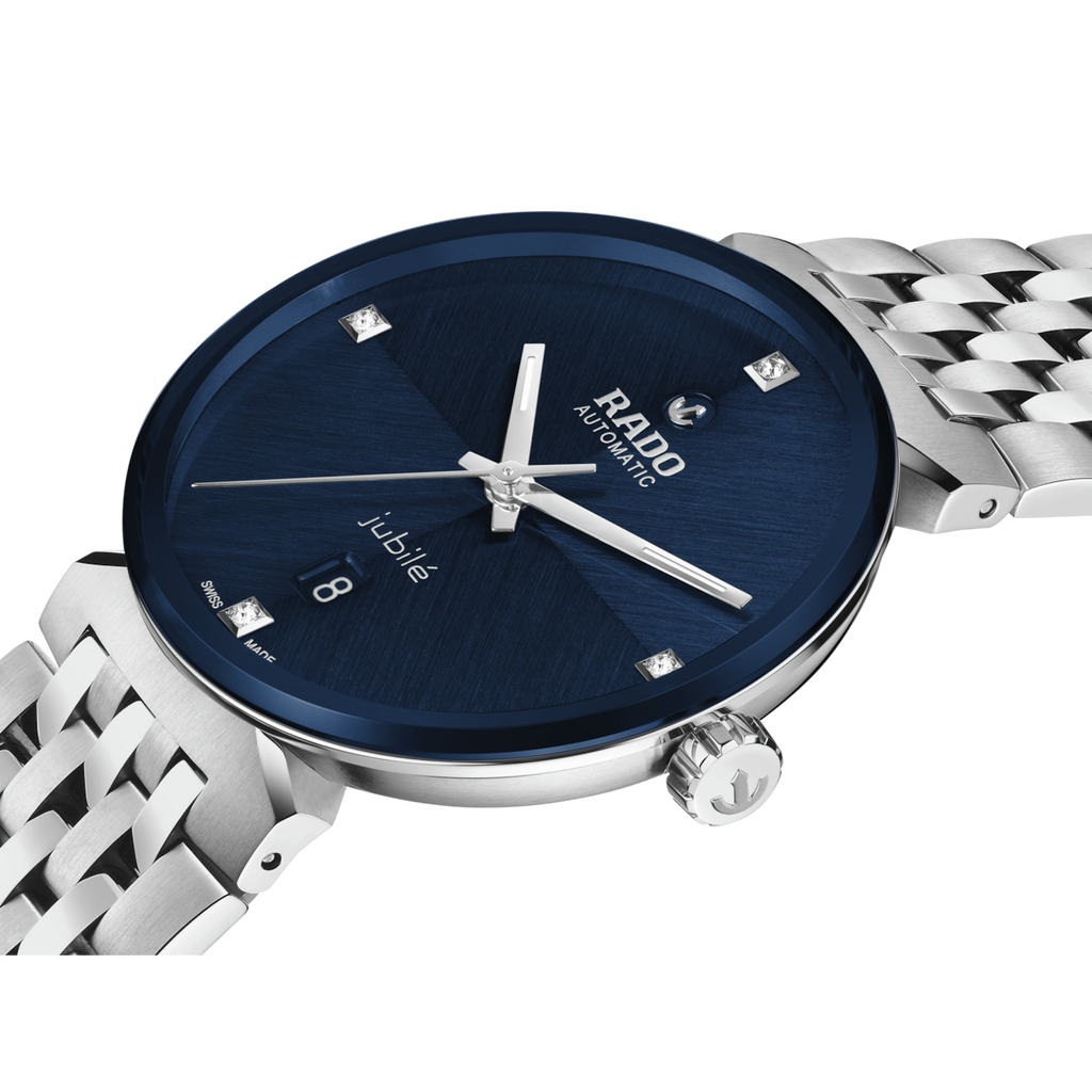 Rado Florence Automatic Blue Dial 39mm with Diamonds