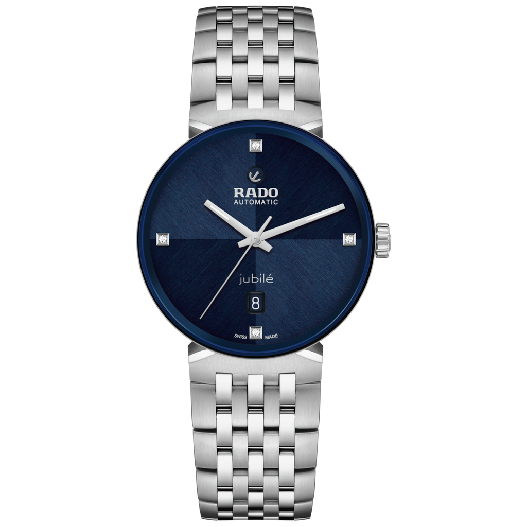 Rado Florence Automatic Blue Dial 39mm with Diamonds