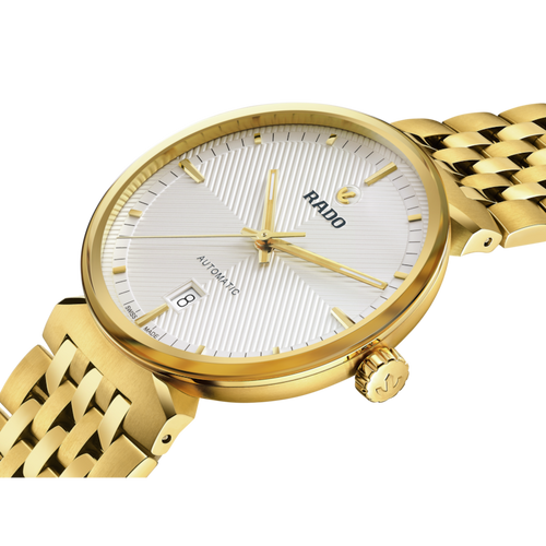 Rado Florence Automatic YG PVD Silver-White Dial 39mm