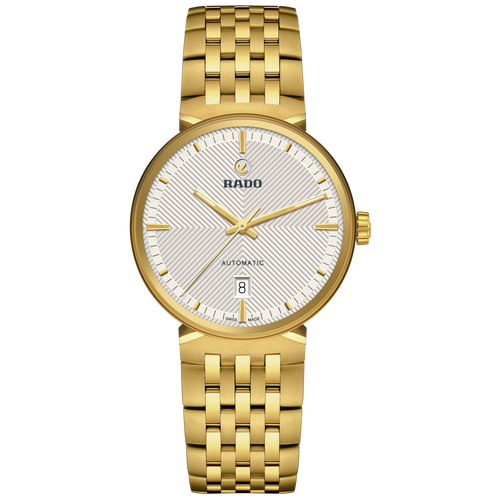 Rado Florence Automatic YG PVD Silver-White Dial 39mm