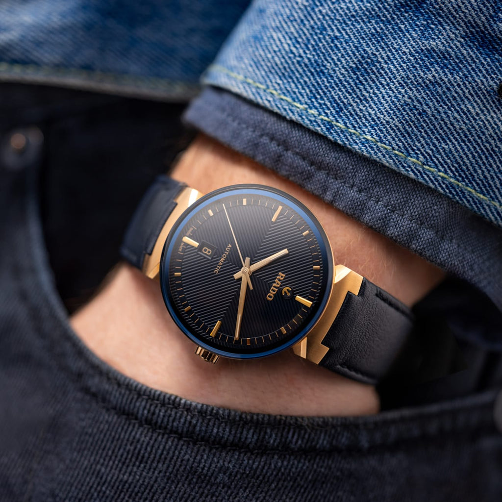 Rado Florence Automatic Blue on Leather Strap 39mm