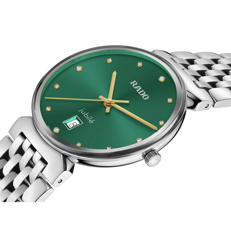 Rado Florence Classic Green 4 Diamond Steel Quartz 38mm