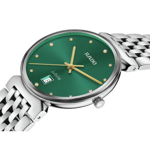 Rado Florence Classic Green 4 Diamond Steel Quartz 38mm