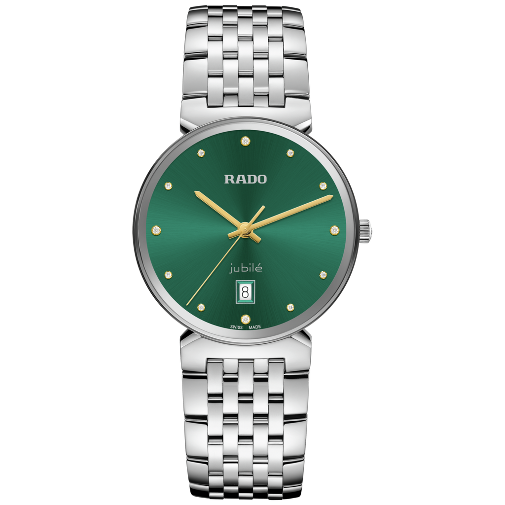 Rado Florence Classic Green 4 Diamond Steel Quartz 38mm