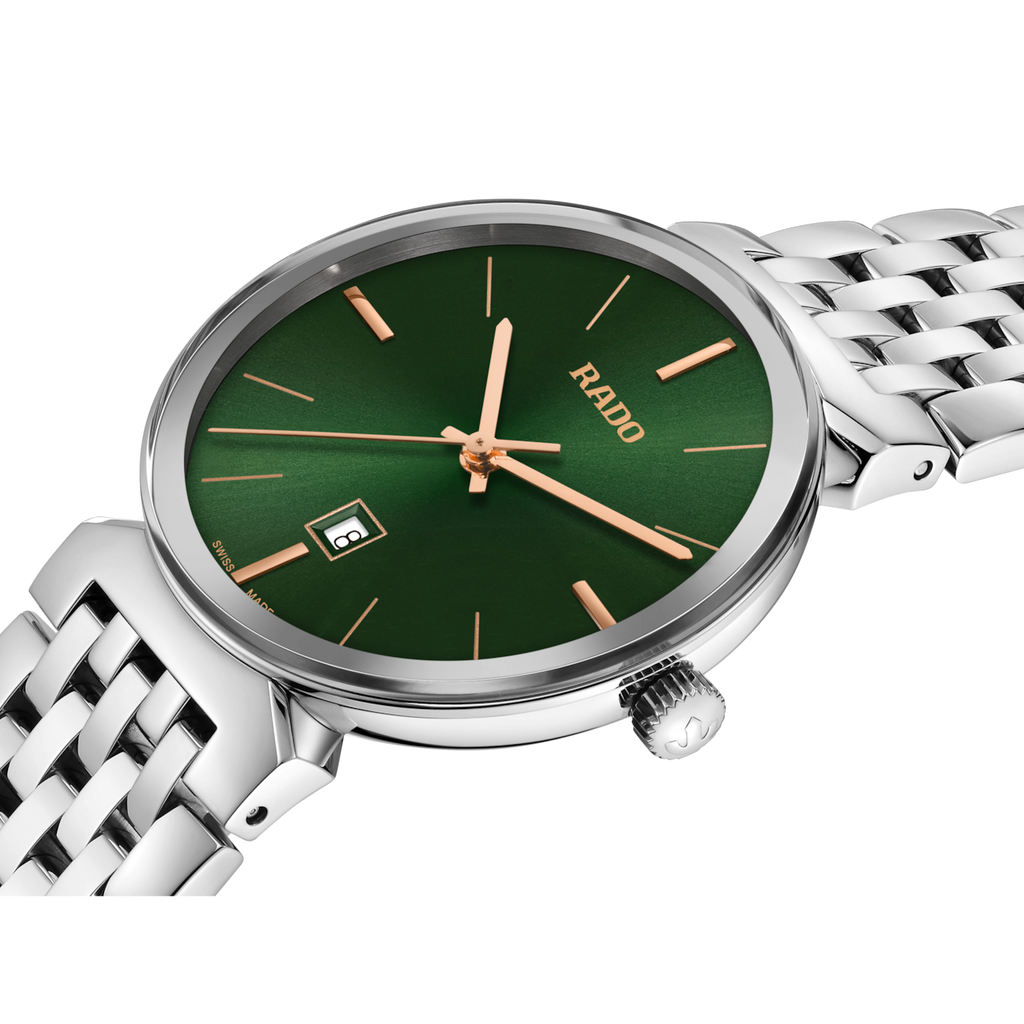 Rado Florence Classic Diamond Steel Quartz 30mm Green Dial