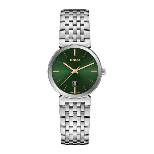 Rado Florence Classic Diamond Steel Quartz 30mm Green Dial