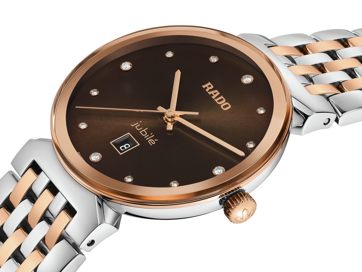 Rado Florence Classic Diamond 2 tones RG PVD Quartz 30mm – Wamada Jewellery