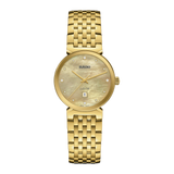 Rado Florence Classic 4 Diamond Gold MOP YG PVD Quartz 30mm