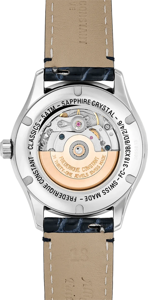 Frederique Constant Classics Automatic on Blue Leather Strap