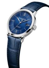 Load image into Gallery viewer, Baume &amp; Mercier Classima 10879 -40mm Automatic Blue Dial on Blue Leather